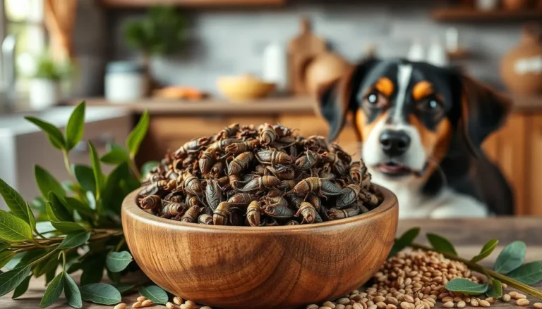 freeze dried crickets dog food
